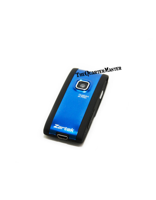 zartek mini dv video recorder: blue