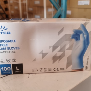 intco nitrile gloves medium