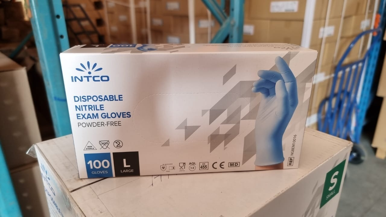 intco nitrile gloves extra large