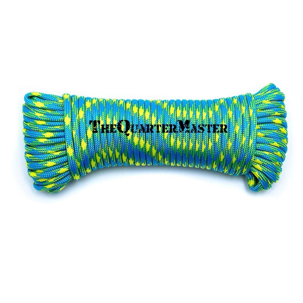 550 paracord 15m blue & yellow