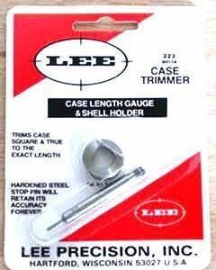 lee case length gauge and shell holder 223rem