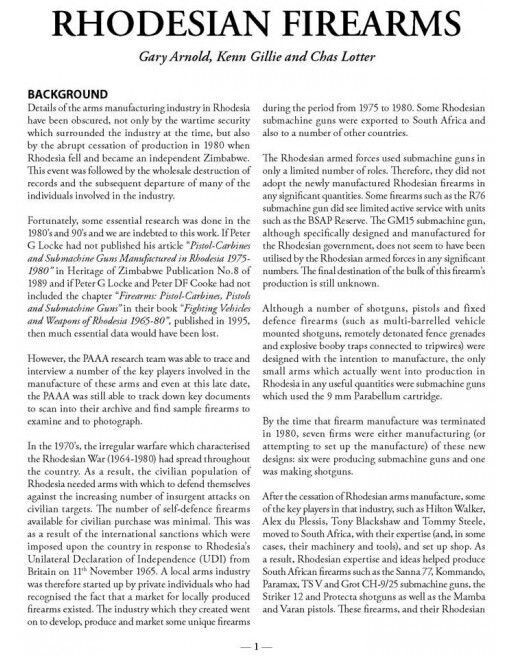 book: firearms developed & manufactured in southern africa 1949 2000
