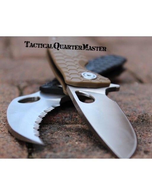 honey badger claw medium tan plain edge
