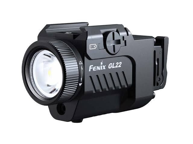 fenix gl22 tactical weapon light with red laser sight