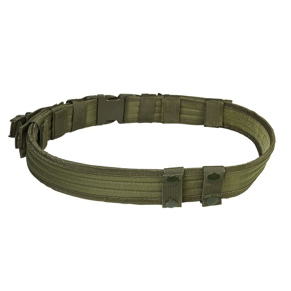 tactical belt w/two pouches green