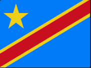 dr congo flag 40x60 mm with velcro