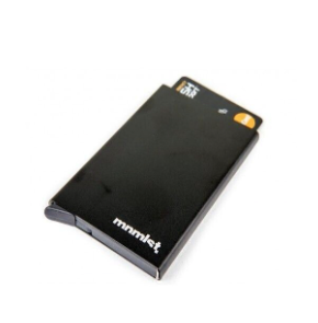 mnmlst wallet black case