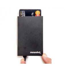 mnmlst wallet black case
