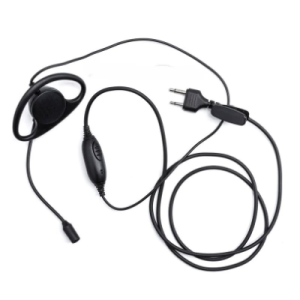 covert acc "d" shape + mic icom f3