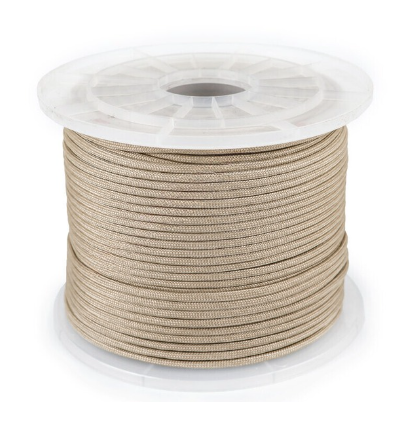 550 paracord 100m reel beige/khaki