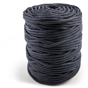pp round braid 5mm x 100m black