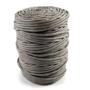 pp round braid 5mm x 100m grey