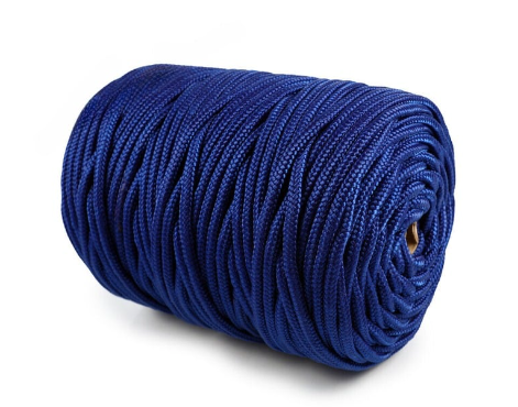 pp round braid 5mm x 100m royal blue