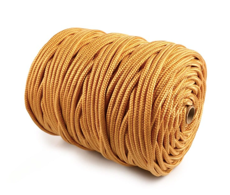 pp round braid 5mm x 100m gold