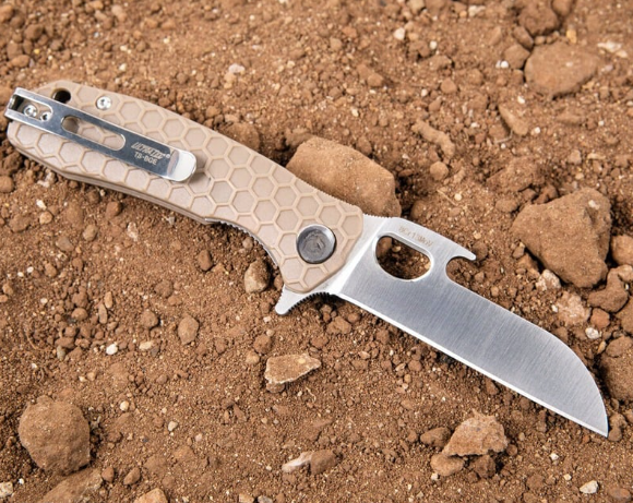 honey badger tong large tan