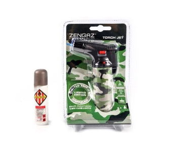 hyper flame gas torch zt50 with refill : leaf camo