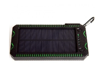 survival solar power bank with flash light