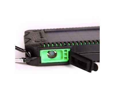 survival solar power bank with flash light