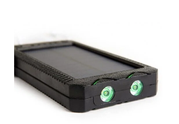 survival solar power bank with flash light