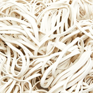 elastic / rubber bands size 32 white