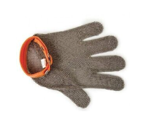 glove: chain mail wrist length 5 finger (xl)