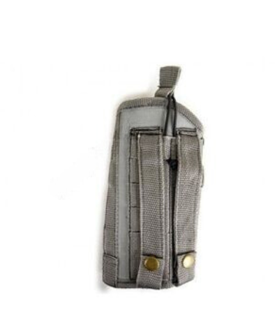 universal holster with bungee retention:grey