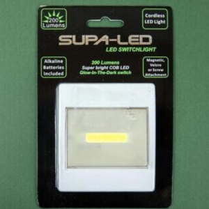 supa led switch light: cordless
