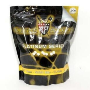king arms platinum series 6mm 0.20g airsoft pellets