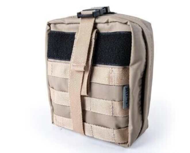 individual first aid kit compact basic khaki