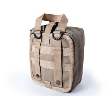 individual first aid kit compact basic khaki