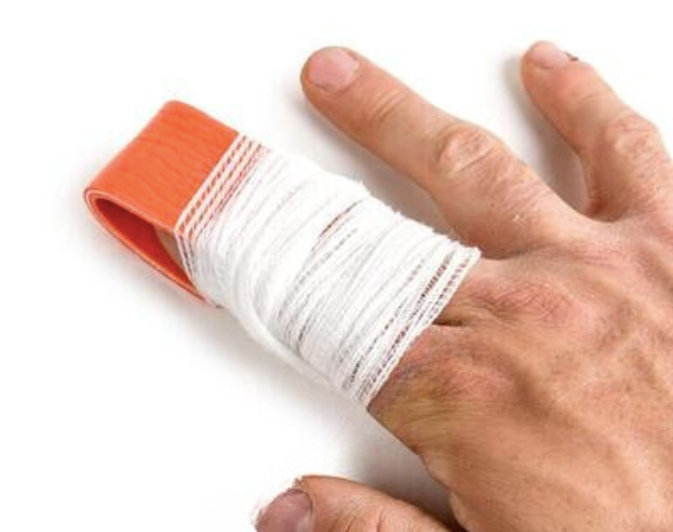 folding splint: orange