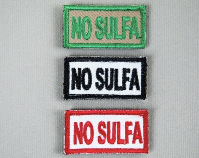 bushveldt medical allergy patches: (set of 3) no sulfa