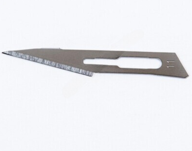 scalpel blades/ surgical blades no 11 (pack of 100)