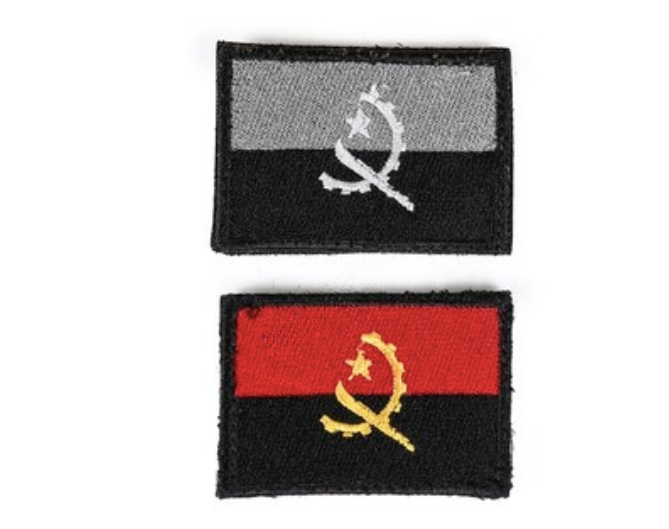 bushveldt badge flags sml angola set of 2
