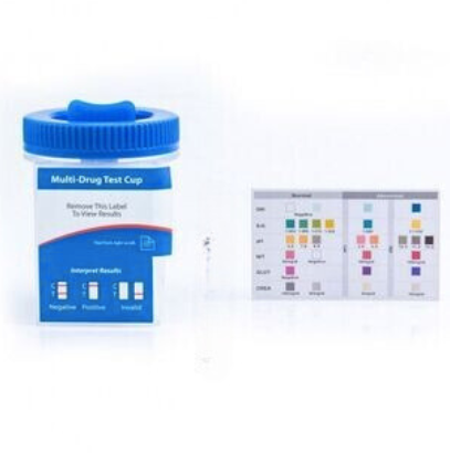 drug test cup, 6 panel with adulteration