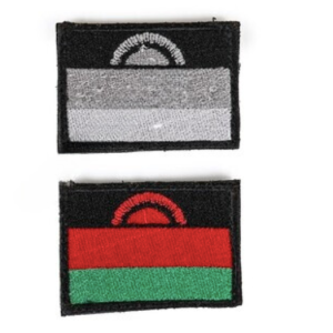 bushveldt badge flags: set of 2 small malawi