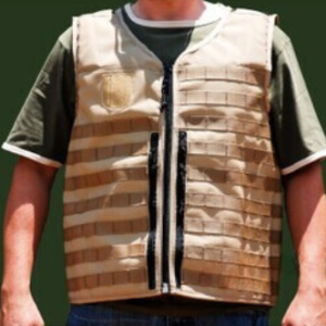tactical vest sand small/medium
