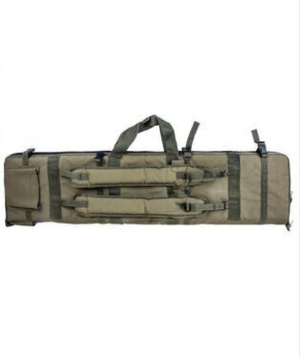 bushveldt shooting mat rifle bag grey with pink trim