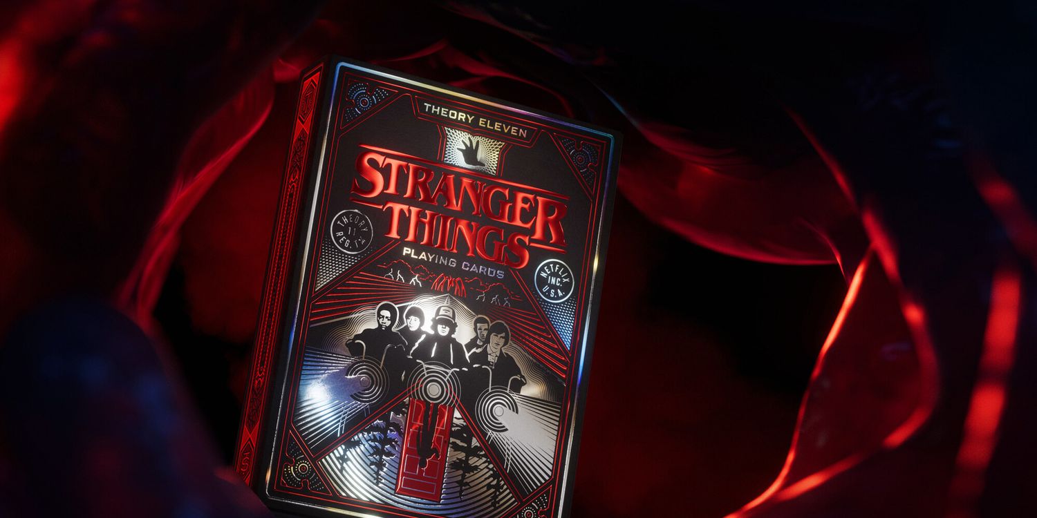 stranger things custom set playing card