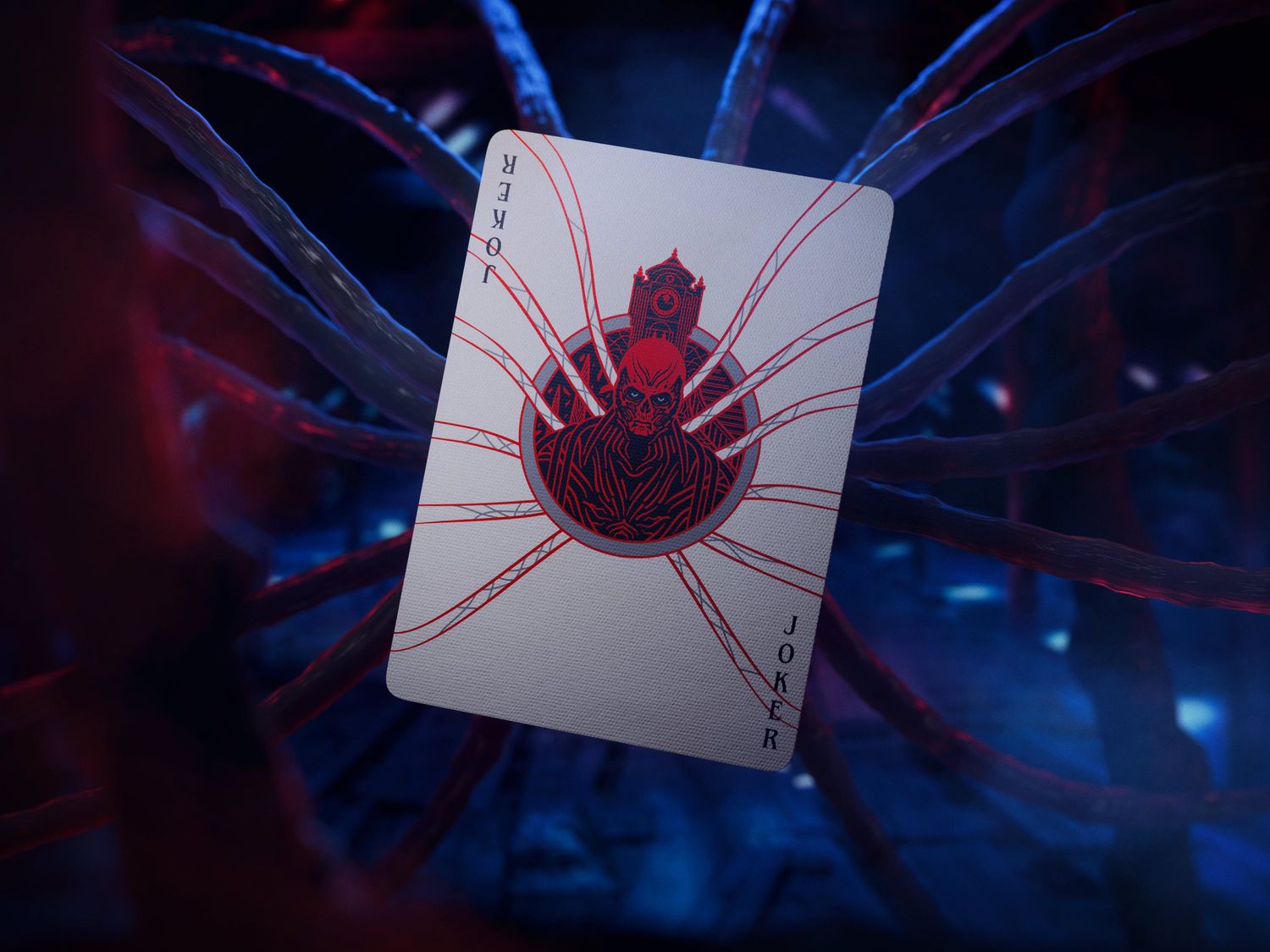 stranger things custom set playing card