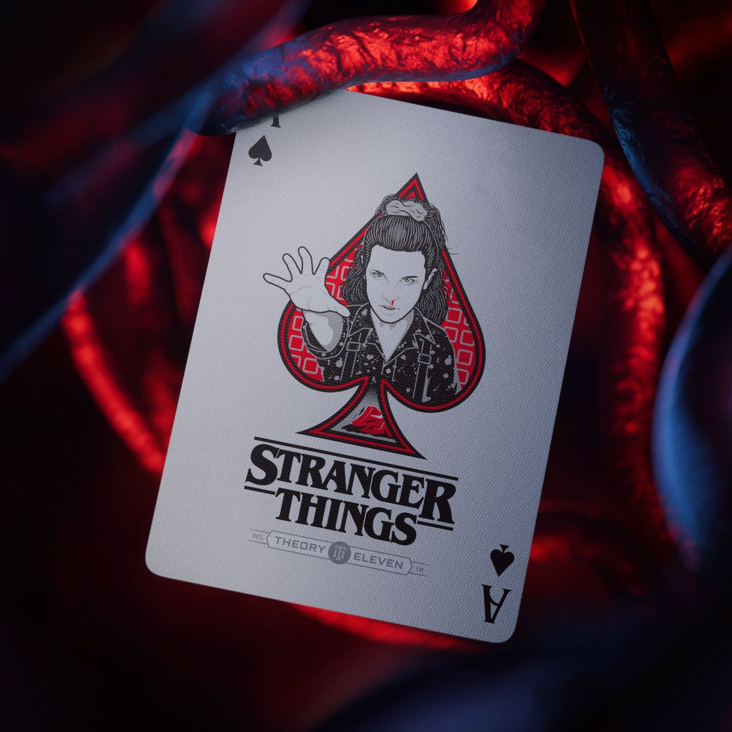 stranger things custom set playing card
