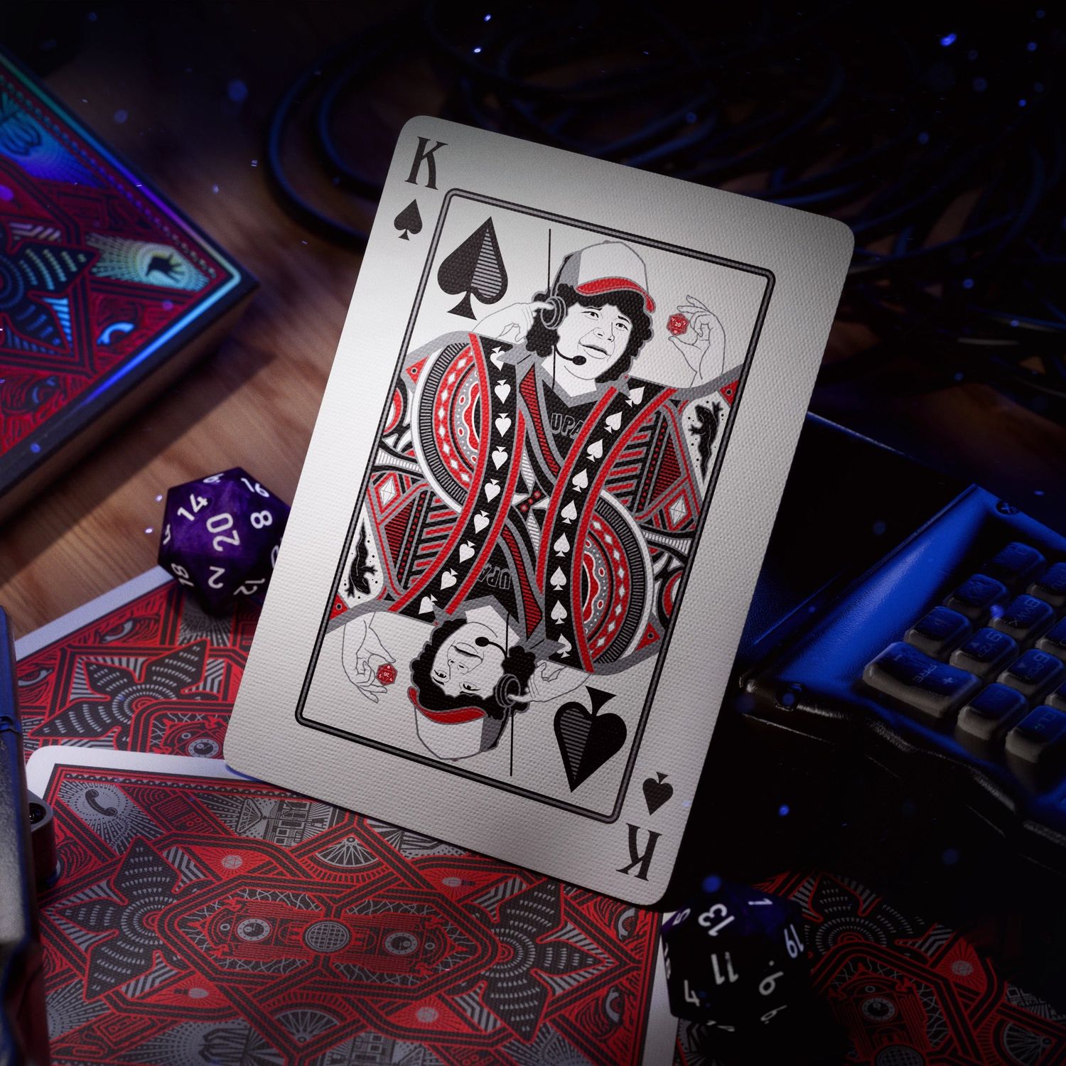 stranger things custom set playing card