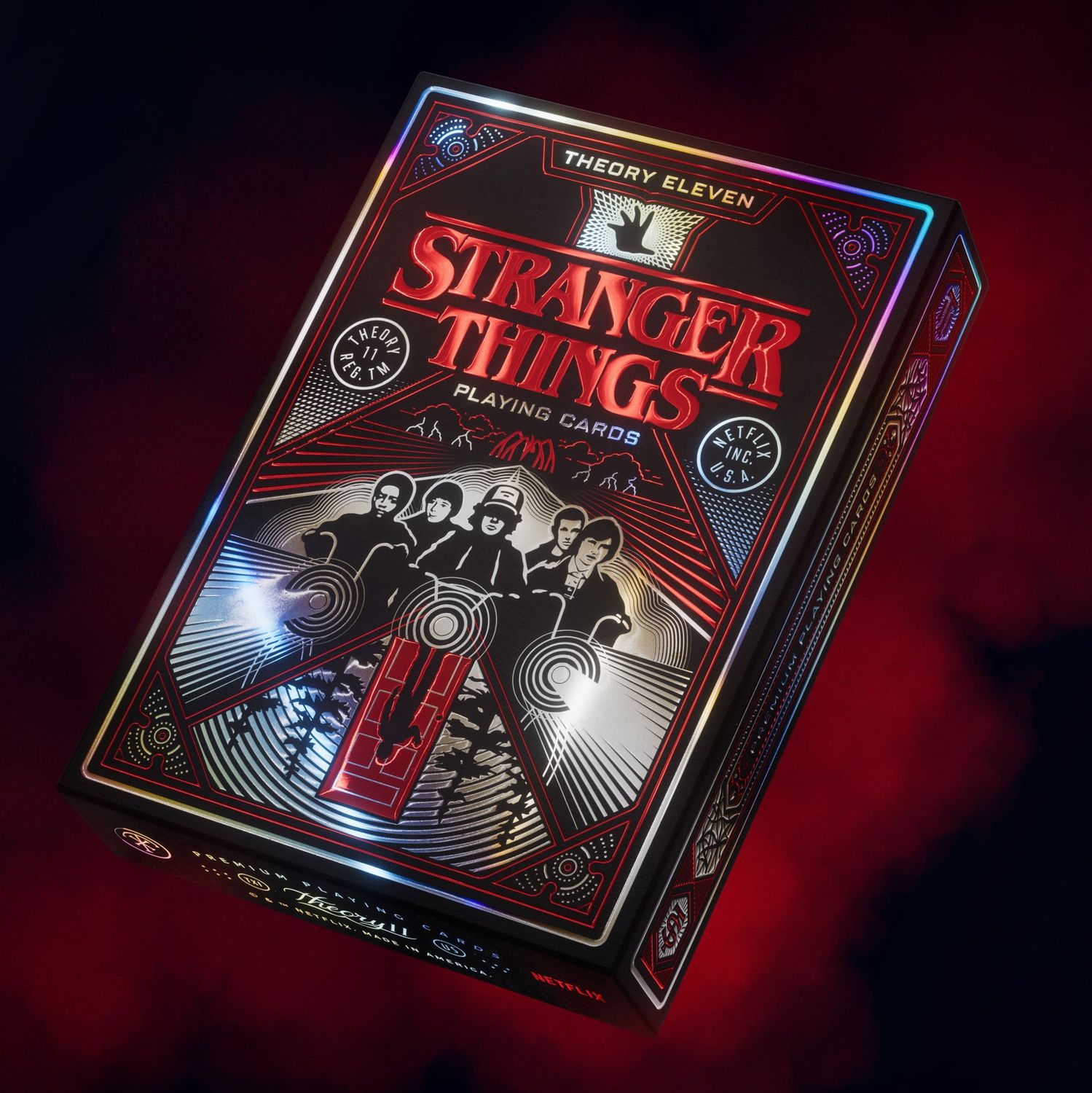 stranger things custom set playing card