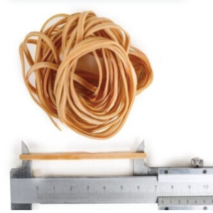 elastic / rubber bands size 32 natural