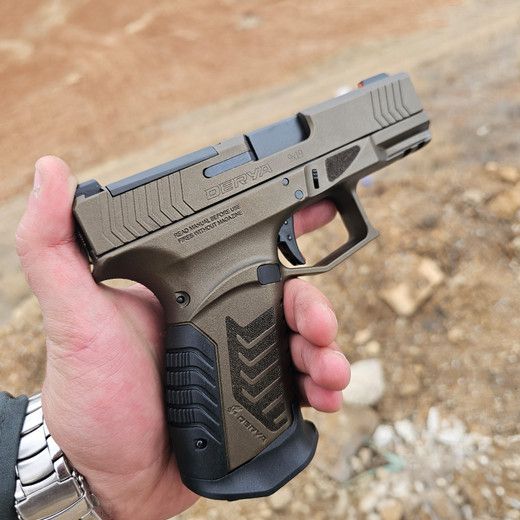 derya 9mm dy9 pistol 15+1 o/d green