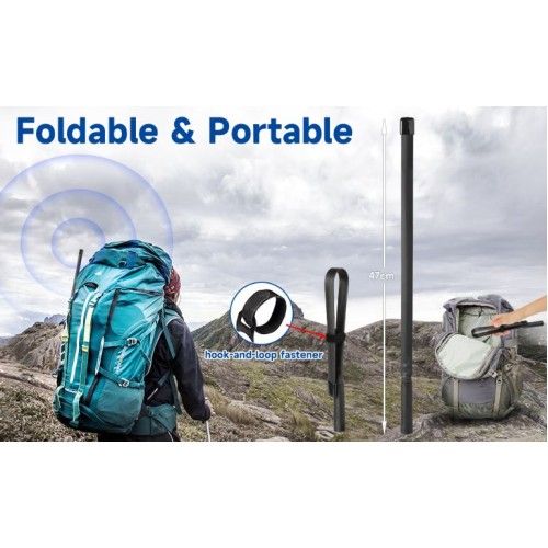 folded dual band 47cm antenna