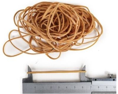 bands of rubbers: assorted colour & size rubber bands